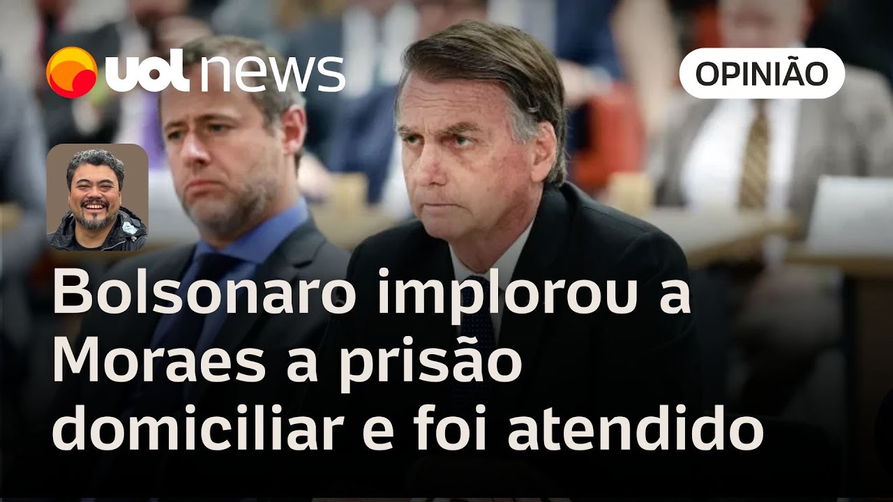 Bolsonaro implorou a Moraes a prisão domiciliar e foi atendido analisa Sakamoto