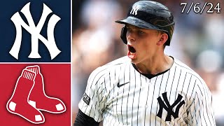 New York Yankees vs Boston Red Sox | Game Highlights | 7/6/24