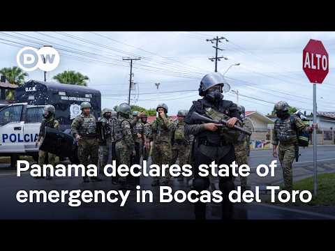 State of emergency: What's behind the pension protests in Panama's northwestern province? | DW News