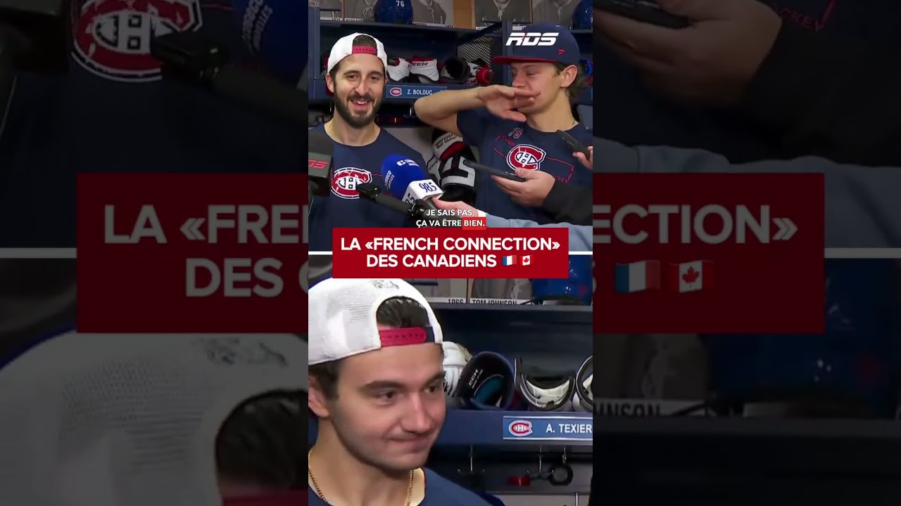 Quelle belle chimie entre Alexandre Texier, Phillip Danault et Zachary Bolduc!🇨🇦🇫🇷