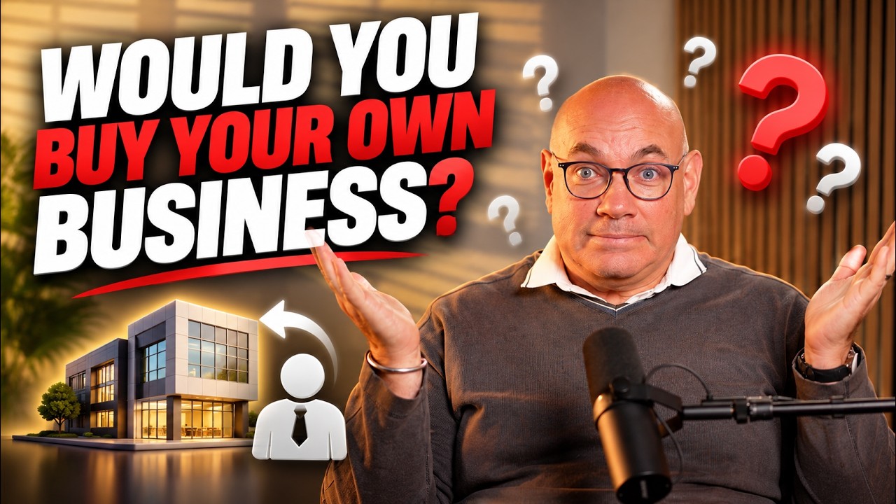 Would you actually buy your own business if it came up for sale tomorrow?  It’s a simple question, but it forces you to look at your company very differently.  In this video, chartered accountant Martin Cavey looks at six questions business owners should ask when judging the strength of the company they’ve built.  Martin covers:
• Where the money really comes from
• How good and repeatable the profit actually is
• Whether profit genuinely turns into cash
• How dependent the business is on you as the owner
• Whether your decisions are making the company stronger
• Why you should periodically carry out due diligence on your own business  This isn’t about preparing to sell your company.  It’s about looking at your business through the eyes of an outsider and asking whether it is genuinely strong, resilient and valuable without everything depending on you.  Because the qualities that make a business attractive to somebody else often make it a much better business for you to own too.  About Martin Cavey
Martin is a chartered accountant at Chorus Accounting, helping business owners understand their numbers, make better commercial decisions and build stronger businesses.  Find out more about Chorus Accounting: https://www.chorusaccounting.co.uk  Chapters
00:00 Would you buy your own business?
00:55 Where does the money really come from?
02:06 How good is your profit?
02:57 Does profit become cash?
03:56 How dependent is the business on you?
05:44 Does this decision make the business stronger?
06:31 Do due diligence on your own business  This video provides general business and financial information and is not advice tailored to your individual circumstances.  #BusinessAdvice #BusinessFinance #BusinessOwners