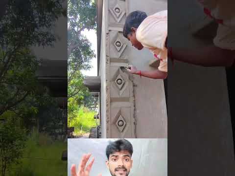 प्मिस्त्री ने पलस्तर पर कितना अच्छा डिजाइन बनाया 😱 #viral #home #mistri #youtube #शॉर्ट #video