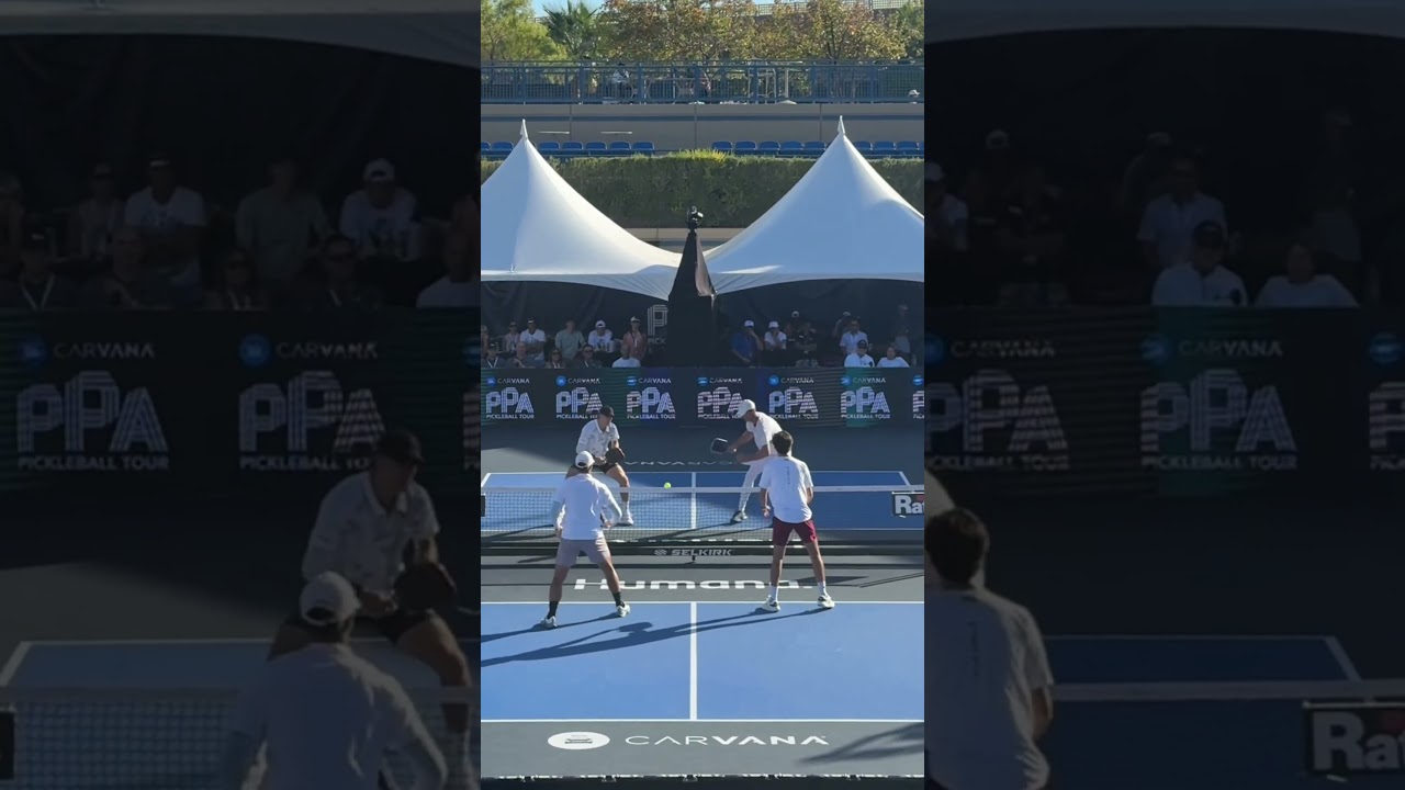 Gabe Tardio and Ben Johns are BATTLING 💥 This is must watch pickleball!