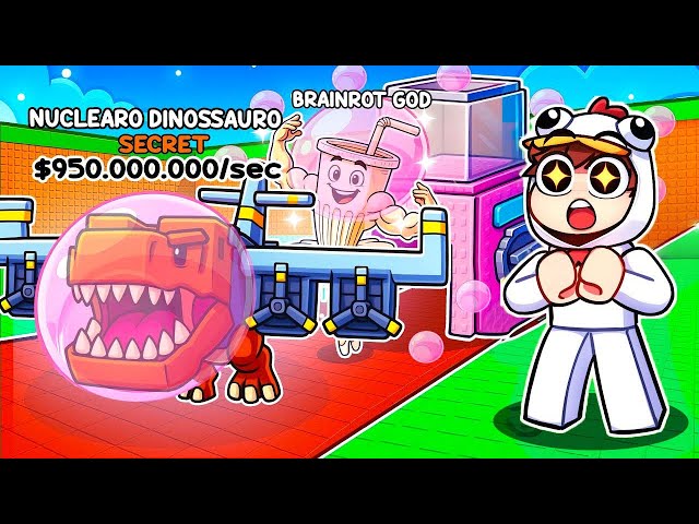J'ai Débloqué le Nouveau "DINOSAURE NUCLÉAIRE" Secret dans Steal A Brainrot !