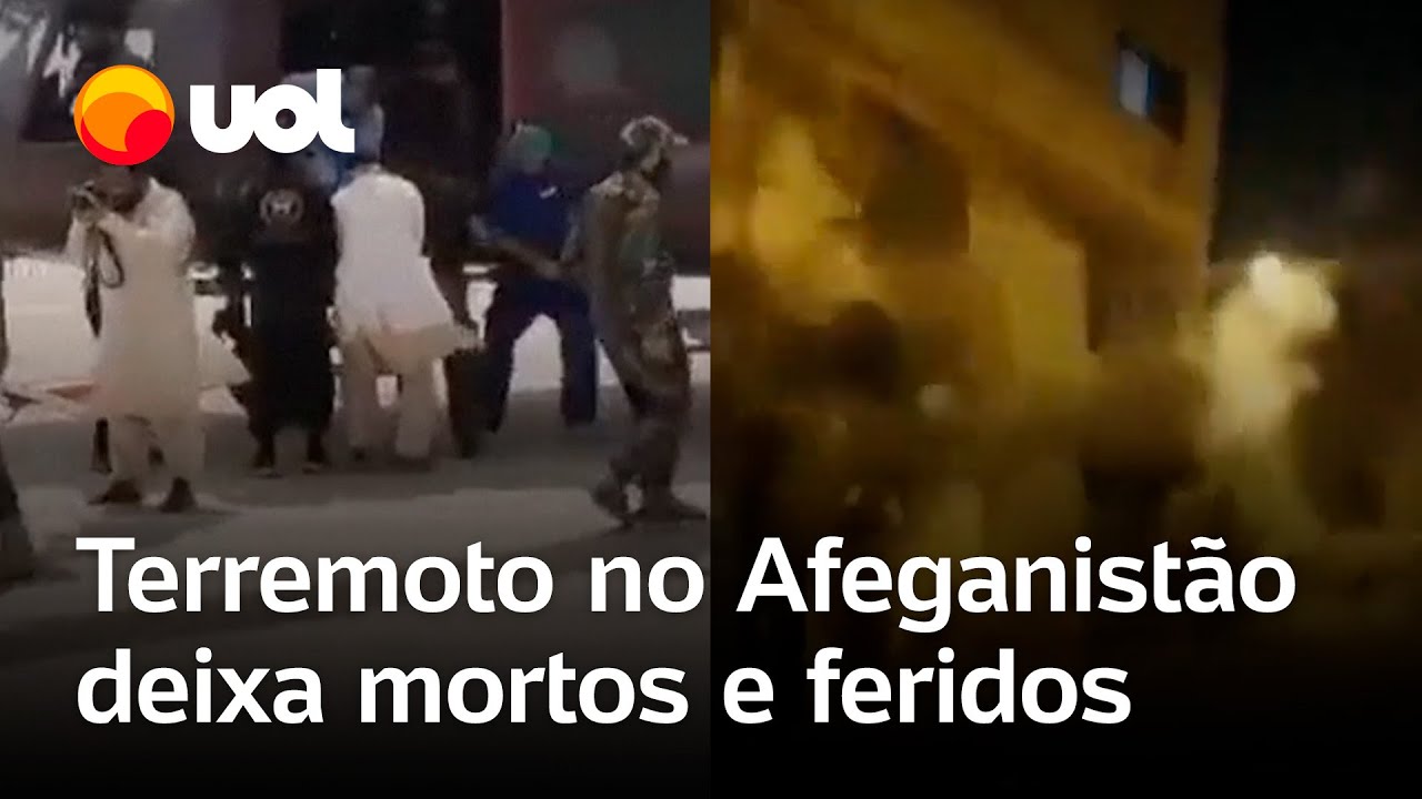 Terremoto de magnitude 60 deixa mais de 700 mortos e milhares de feridos no Afeganistão veja vídeo