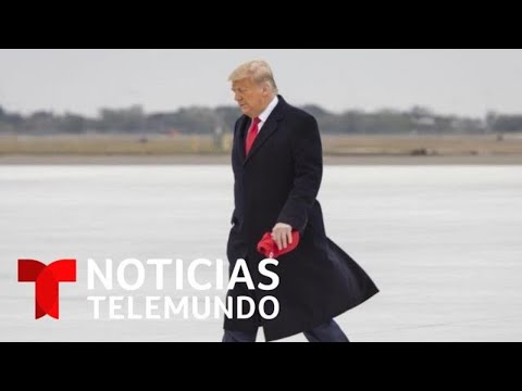 Trump viaja a Texas para supervisar el muro fronterizo | Noticias Telemundo