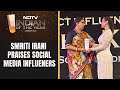 NDTV Indian Of The Year | Social Media Creators Flag Bearers Of What India Can Be: Smriti Irani