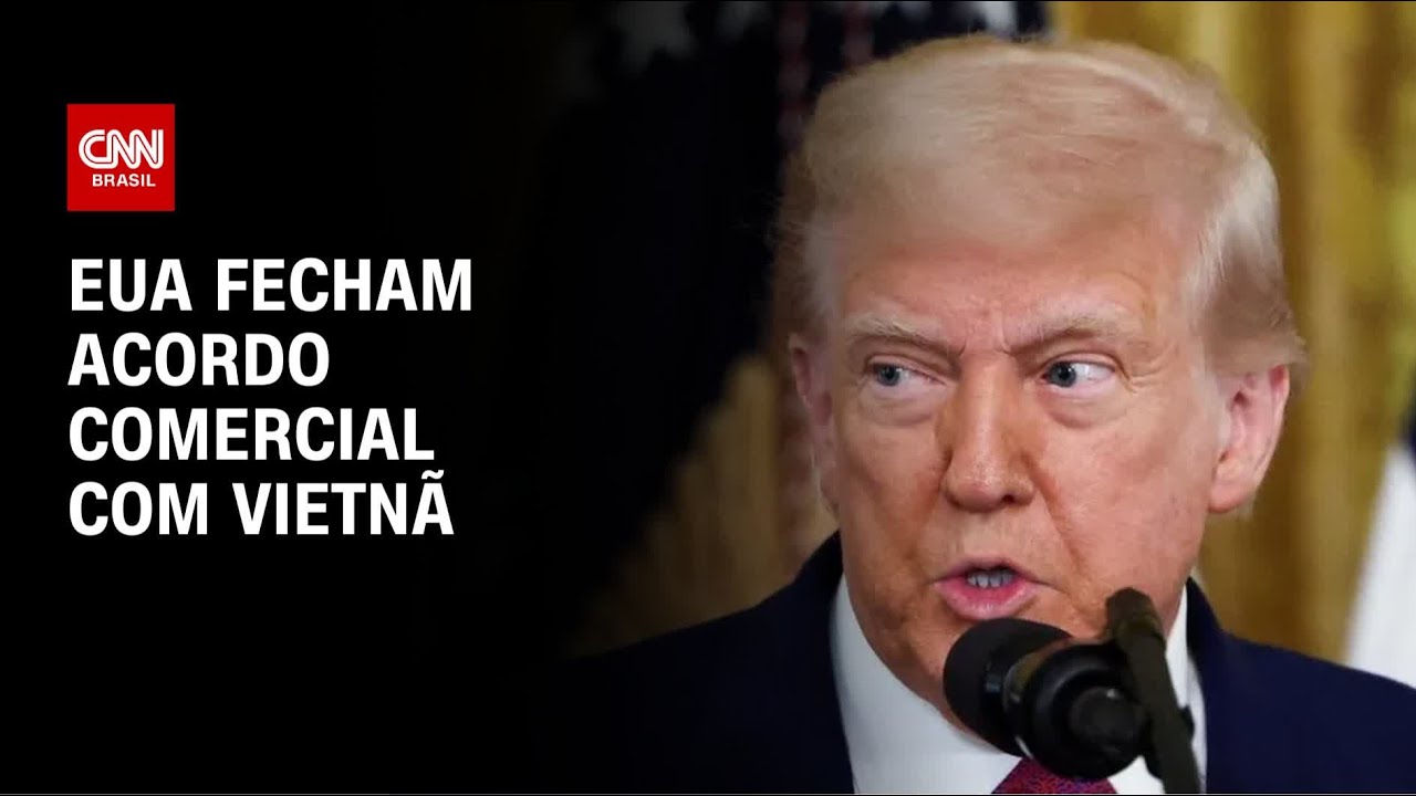Trump anuncia acordo comercial com Vietnã | CNN 360º