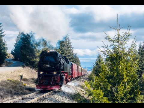 Stoomtreinen spotten langs de Harzer Smalspoorbanen | Spotting steam trains - Harzer Railways