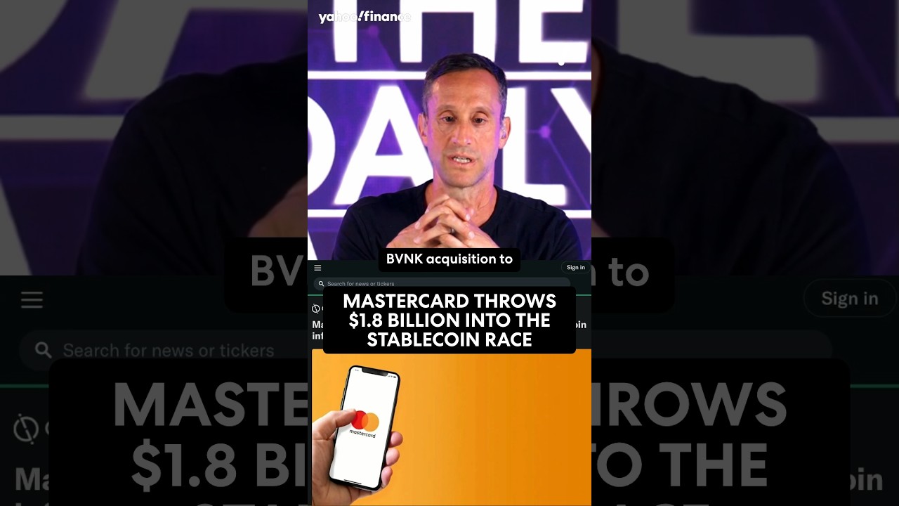 Mastercard throws $1.8 billion into the stablecoin race
