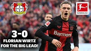 FLORIAN WIRTZ WONDERGOAL — Leverkusen With One Hand on the Bundesliga Title! 🏆⚽️