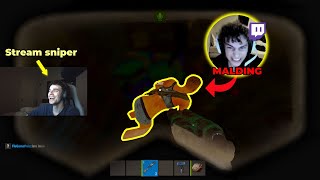 YouTube thumbnail for IssaMeZany's video titled 'STREAM SNIPING a TRY HARD ON WIPEDAY'