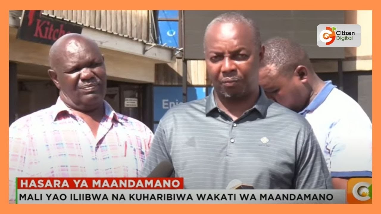 Wafanya biashara Nanyuki wakutana na polisi