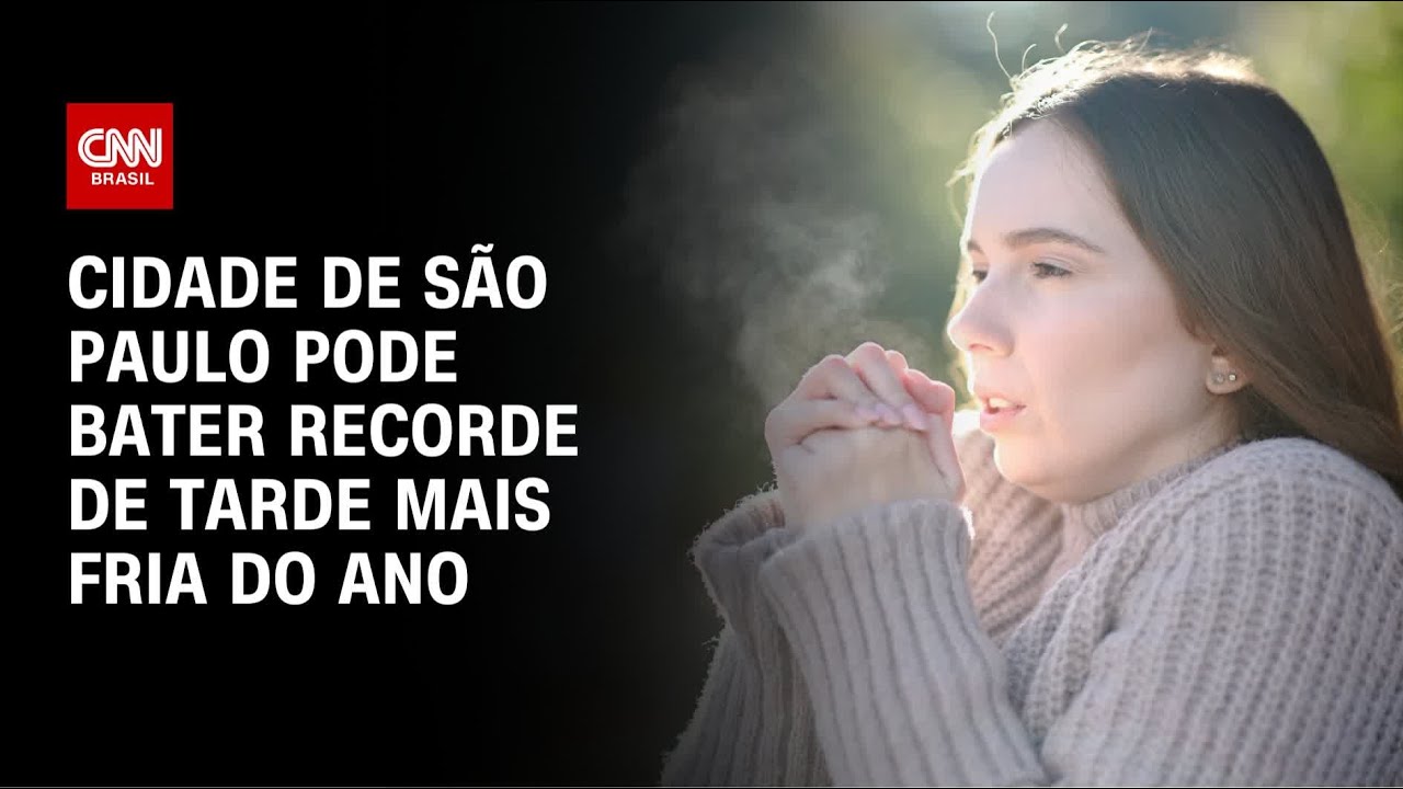 São Paulo pode bater recorde de tarde mais fria do ano | CNN 360º