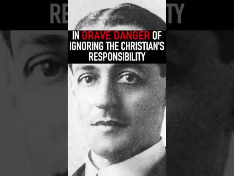 IN GRAVE DANGER OF IGNORING THE CHRISTIAN'S RESPONSIBILITY - A. W. Pink #shorts #apostate #christian