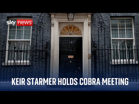 Watch Downing Street live: Sir Keir Starmer holds COBRA meeting with senior police leaders