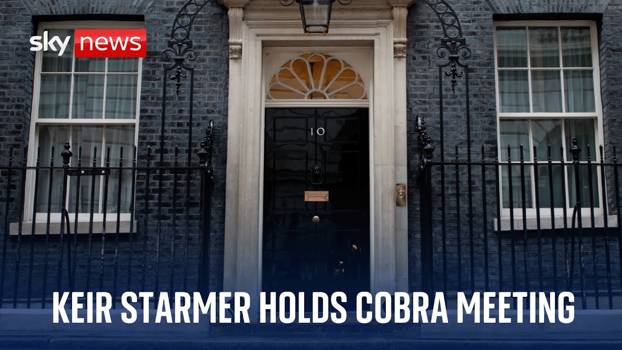 Watch Downing Street live: Sir Keir Starmer holds COBRA meeting with senior police leaders