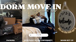 MOVE IN + DORM TOUR 📦 | kentucky state univ. senior edition | life on the hill epi 5 | ronnyysmithh