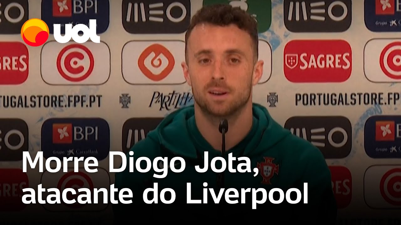 Diogo Jota, atacante do Liverpool, morre em acidente de carro com o irmão aos 28 anos; veja vídeo
