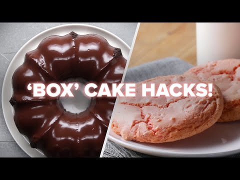 Dessert 'Box' Cake Hacks! ? Tasty Recipes