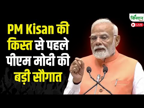 Live : PM Kisan की किस्त से पहले पीएम मोदी की बड़ी सौगात
