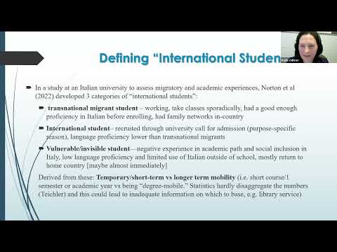 Academic Library Services to International Students Interest Group Annual Meeting