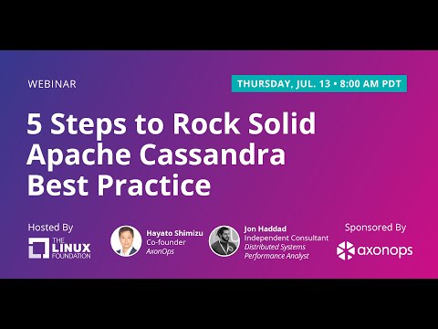 LF Live Webinar: 5 Steps to Rock Solid Apache Cassandra Best Practice