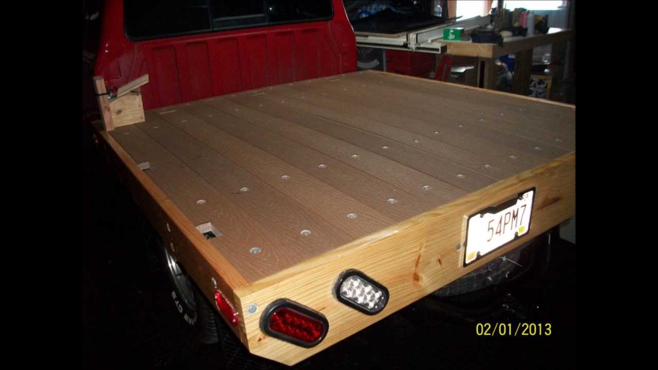 Building a wooden ford truck flatbed