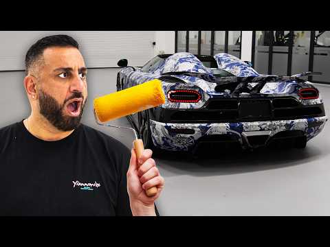 Yiannimize Customizes Car with 1980s Wallpaper Wrap: A Unique Transformation