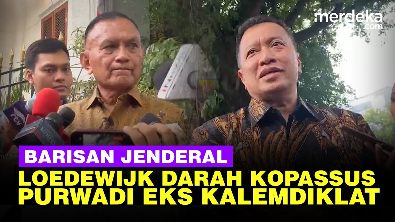 Barisan Jenderal di Kabinet Prabowo, Lodewijk Darah Kopassus & Purwadi Eks Kalemdiklat Polri