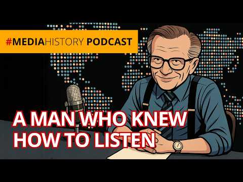 A man who knew how to listen. LARRY KING 🟠 #mediaHISTORY [AUDIO🎙️] #PODCAST