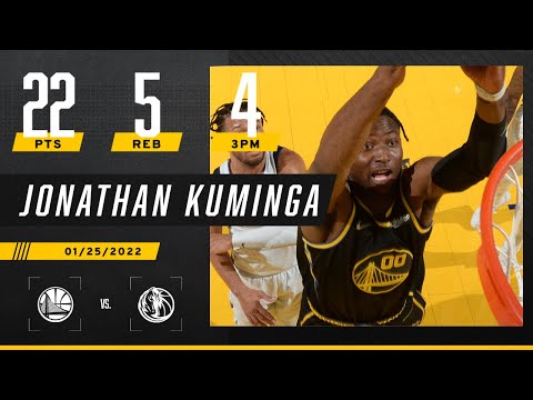 Jonathan Kuminga DON'T MISS  Fires 8-9 FG to lead Warriors OFF THE BENCH video clip