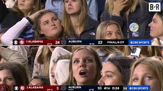 Auburn Fans Were GOING THROUGH IT In 4OT Iron Bowl Loss To No. 2 Alabama 😭