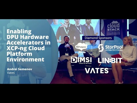 Enabling DPU Hardware Accelerators in XCP-ng Cloud Platform Environment | CCC 2023