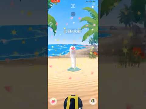 ホビーの動画サムネイル - XXL Wiglett CAUGHT in Pokemon Go!  #shorts #pokemon