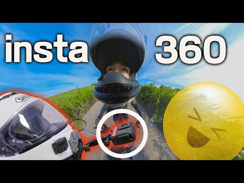 【insta360 ONE RS】360°カメラをヘルメットにマウントしたら面白い映像が撮れた！NEWモトブログスタイル!?CT125ハンターカブ
