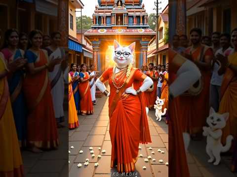 அழகான பொண்ணுதான்💕😂#cat #funny #cartoon #comedy #cute #catdance #cute #cutecat #cuteanimals 🐈