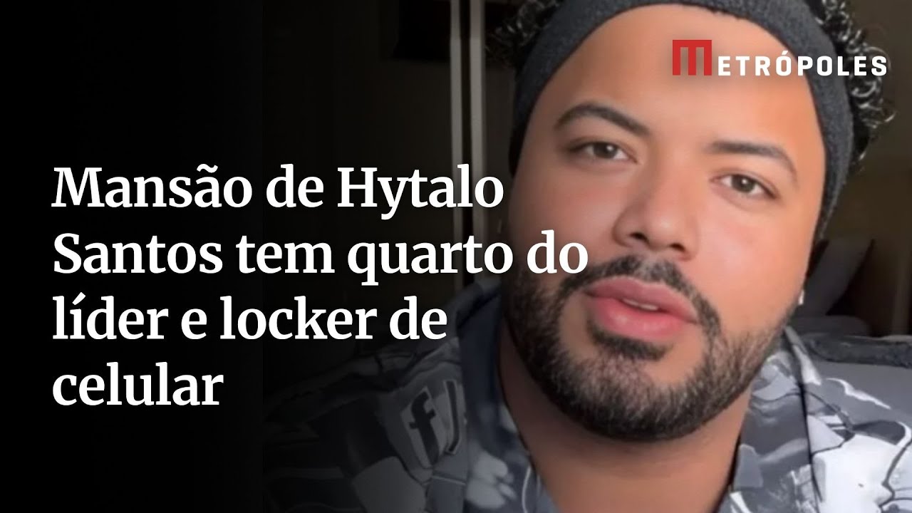 Mansão de Hytalo Santos tem quarto do líder e locker de celular