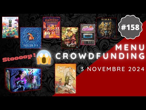 Menu Crowdfunding 05/11/2024 - Trench Crusade, Tikal Legends, Tend, Dice Throne Outcasts, etc.