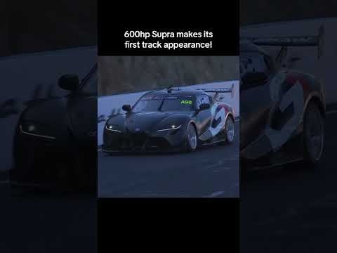 600hp V8 Toyota Supra making its track debut! 5.2l naturally aspirated. 🤯🔥🔥🏎️ #toyota #supra