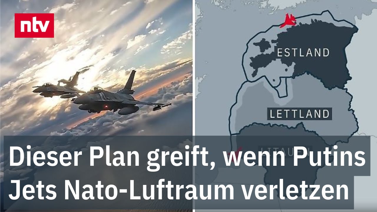 Dieser Plan greift, wenn Putins Jets Nato-Luftraum verletzen - 15-Minuten-Fenster entscheidend