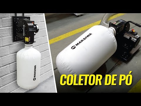 Coletor de Pó de Parede 60l Monofásico 127/220V Black Edition Maksiwa - Vídeo explicativo