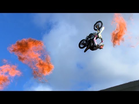 First Woman BACKFLIPS the Moonbooter