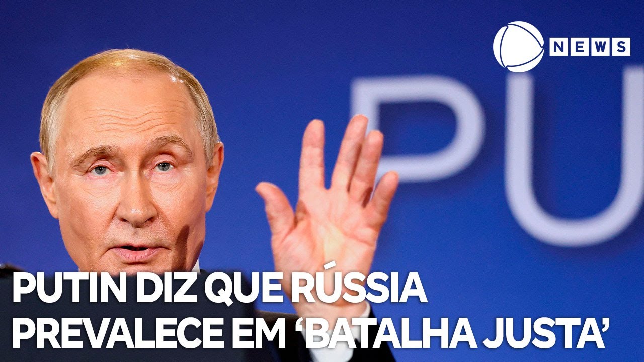 Putin diz que Rússia prevalece em batalha justa