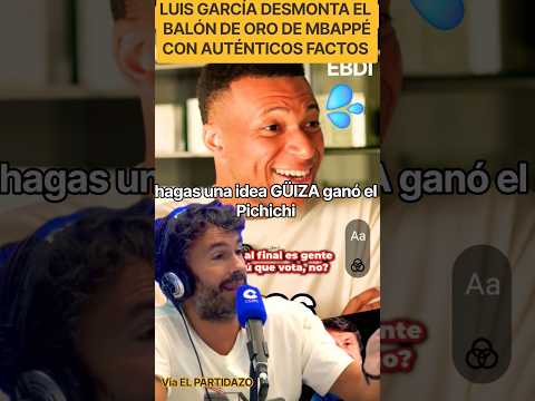 💥DESMONTA EL BALÓN DE ORO DE MBAPPÉ CON <strong>DATOS</strong> LAPIDARIOS‼️😱