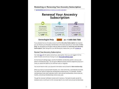 Ancestry Subscription | Ultimate Guide For Renewing Your Membership