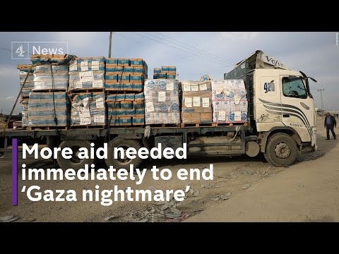 UN aid for Gaza 'falls painfully short' of what's needed, say aid groups