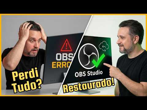 Não atualize o OBS 32.1 sem fazer isso! (Guia de Backup e Segurança)
