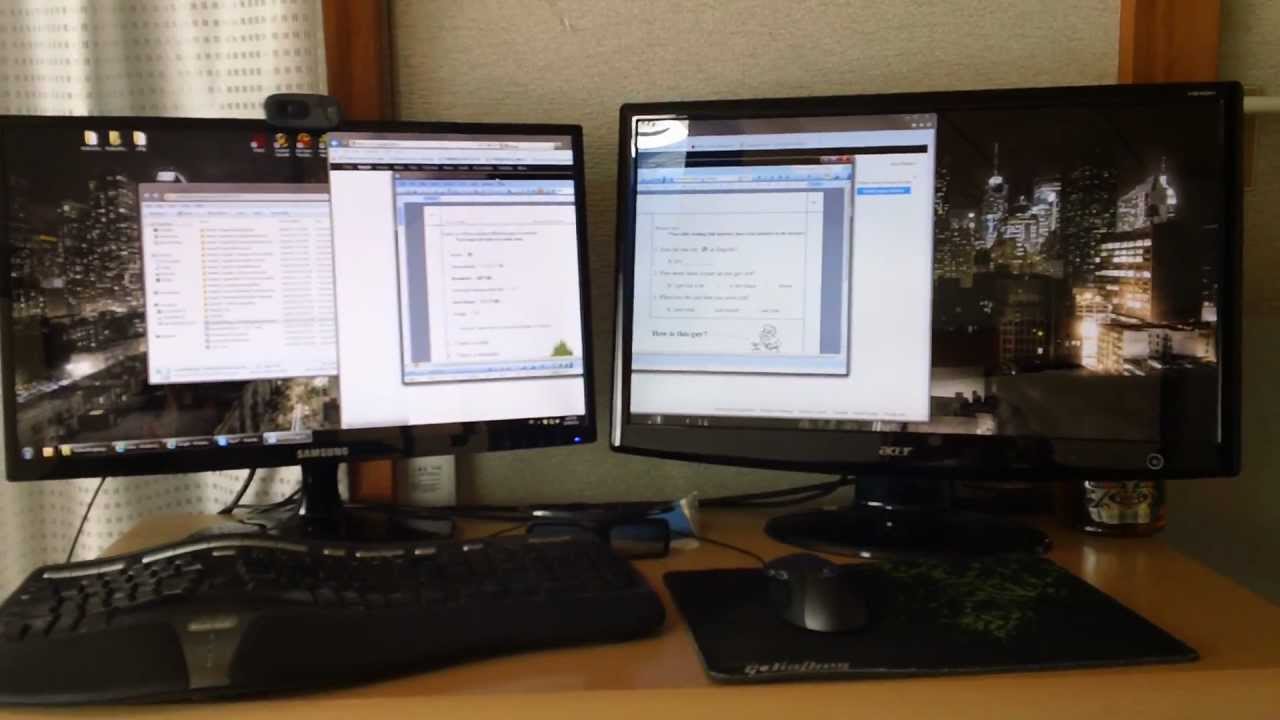 23 Inch Montior Vs 24 Inch Monitor Size Comparison YouTube