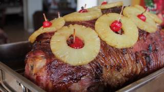 Christmas Honey Baked Ham with Pineapple -- A Retro Recipe - YouTube